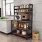 Tribesigns   5-Tier Kitchen Bakers Rack with Hutch Industrial Microwave Oven Stand Kitchen Utility Cart Storage Shelf